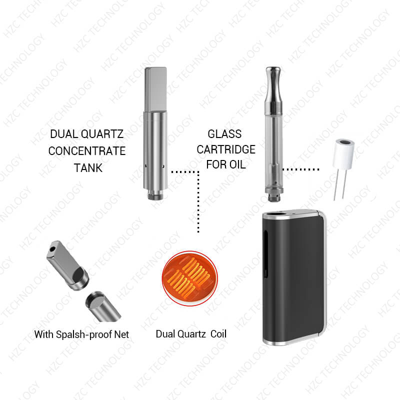 volt wax pen D box with cartridge guider