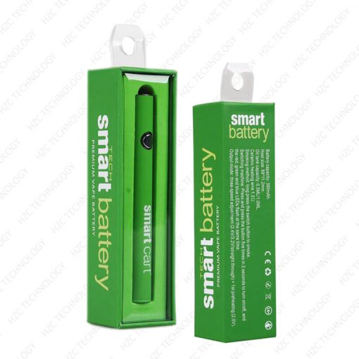 510 thread battery variable voltage Organic Smart Battery in gift box