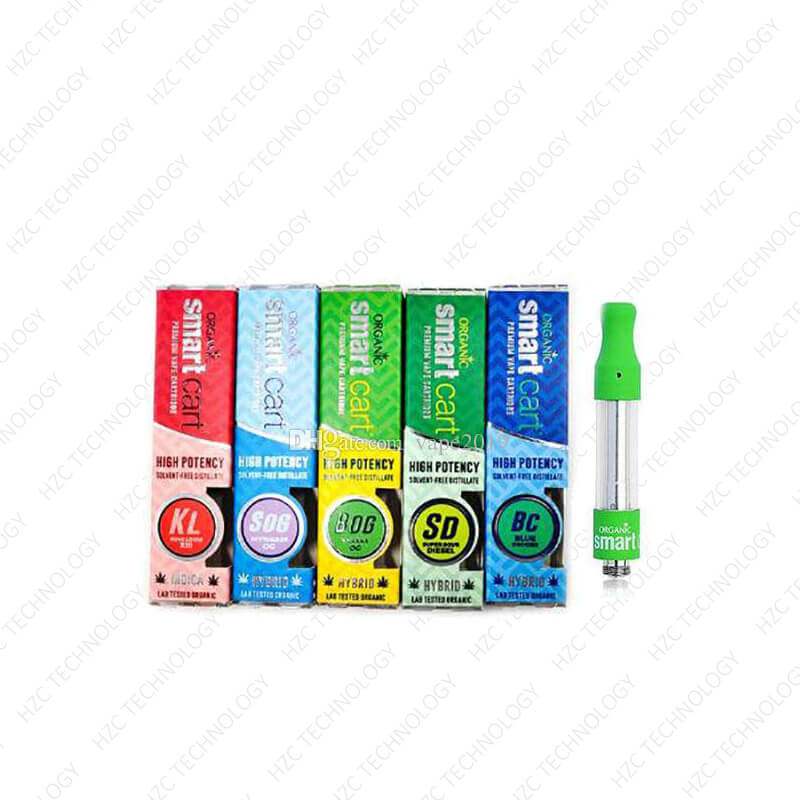 best refillable 510 cartridges Organic smart cartridge wotj different package