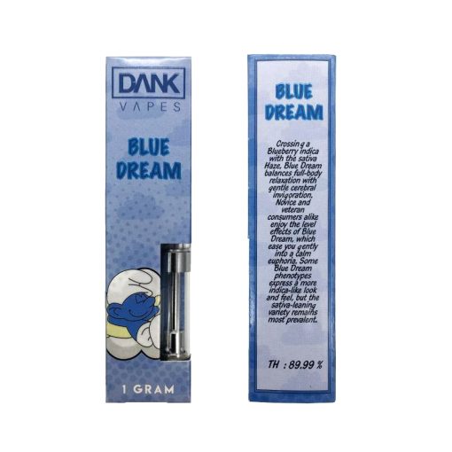 Dab-Carts-Empty-Cartridge-and-packaging-blue-dream-1-gram