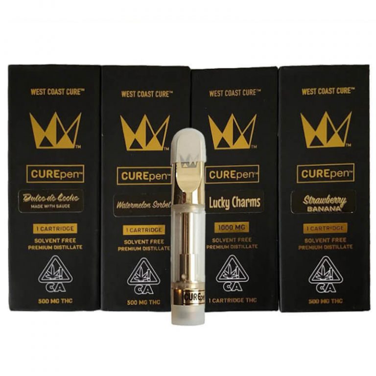 West Coast Cure Cartridge Packaging Bulk Wholesale