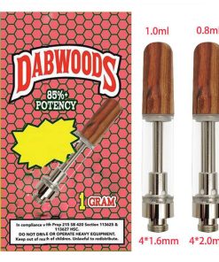 dabwood carts packaging empty cartridge bulk wholesale 1 Gram size