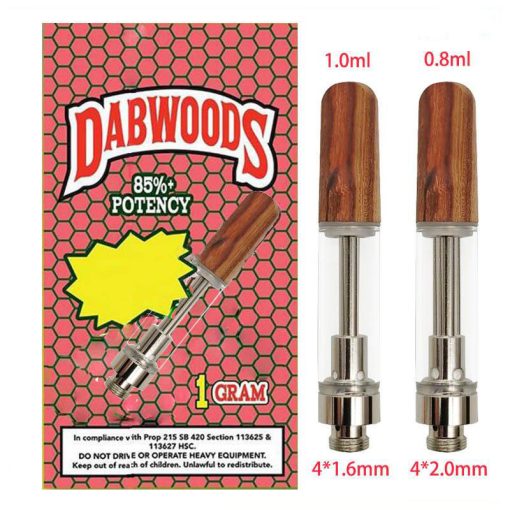 dabwood carts packaging empty cartridge bulk wholesale 1 Gram size