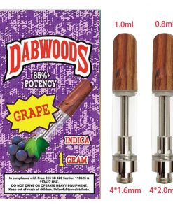 dabwood carts packaging empty cartridge bulk wholesale grape flavor