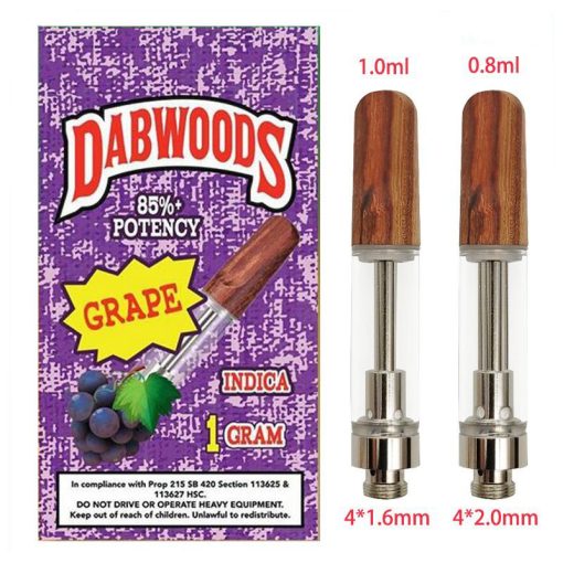 dabwood carts packaging empty cartridge bulk wholesale grape flavor