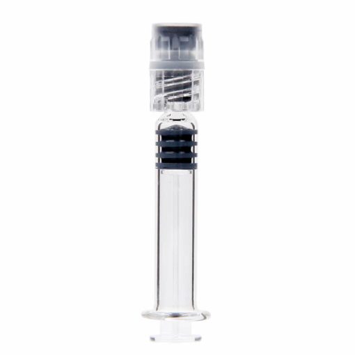 0.5ml glass syringe with luer lock for oil back show