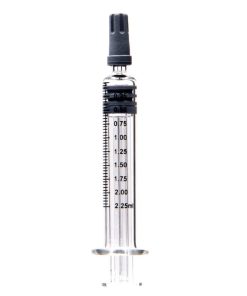 2.25ml Luer Lock Glass Syringe For Distillate Oil front show