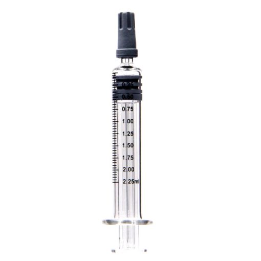 2.25ml Luer Lock Glass Syringe For Distillate Oil front show