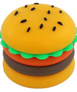5ml silicone hamburger wax container overview