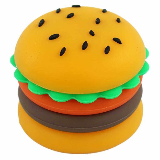 5ml silicone hamburger wax container overview