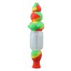 7ml calabash Silicone Pipe with glass bowl Bulk Wholesale