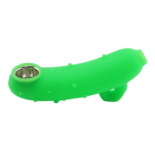 Carton silicone pipe with metal bowl detail