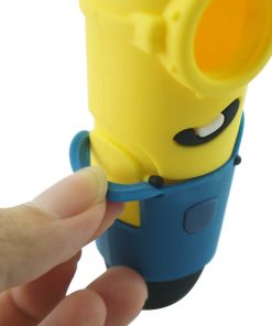 Minions Silicone pipe with glass bowl material show
