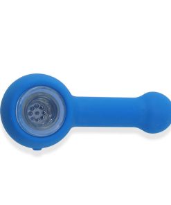Silicone Hand pipe with glass bowl