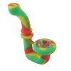 Small silicone bong with glass bowl Bulk wholesale
