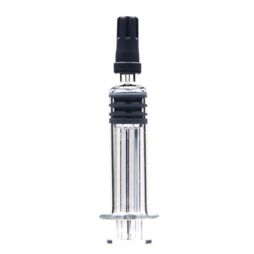 Standard 1ml glass syringe luer lock for distillate back