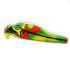 hawk design silicone pile with glass bowl rainbow color side show