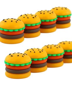 new-5ml silicone hamburger wax container