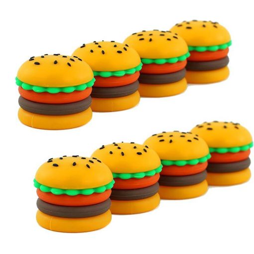 new-5ml silicone hamburger wax container