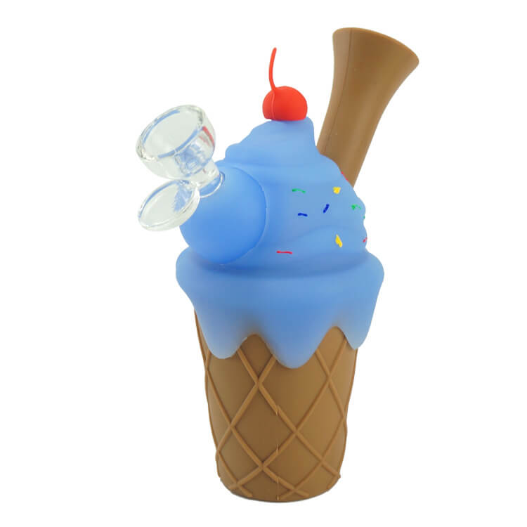 silicone ice cream pipe blue berry style