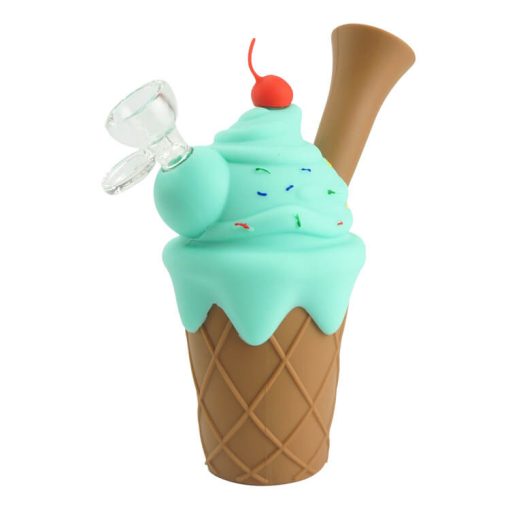 silicone ice cream pipe light blue color