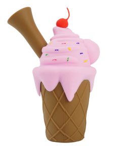 silicone ice cream pipe pink color