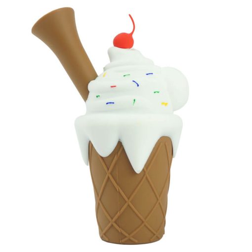 silicone ice cream pipe white color