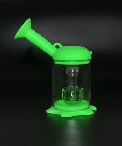 silicone travel bong green color