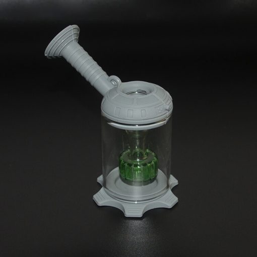 silicone travel bong grey color