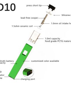 THC Disposable Vape Pen Device D10 Bulk Wholesale production guider