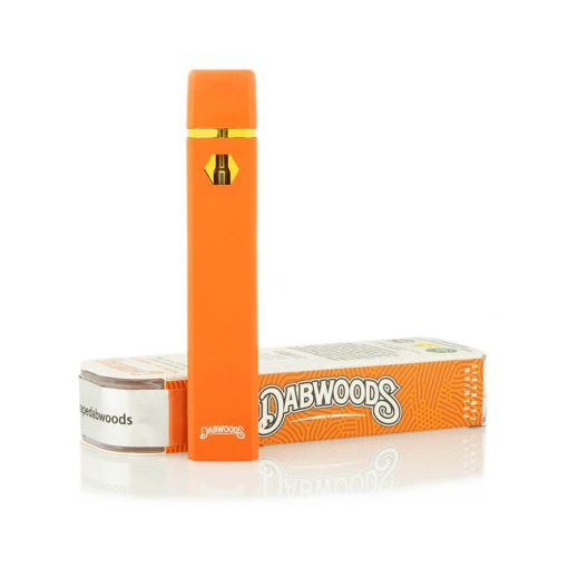 Dabwoods-1-gram-disposable-vape-pen-with-package-bulk-wholesale-detail-view