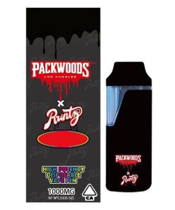 Packwoods X Runtz 1 Gram tank cartridge Disposable vape pen with packaging Wholesale Customized different color