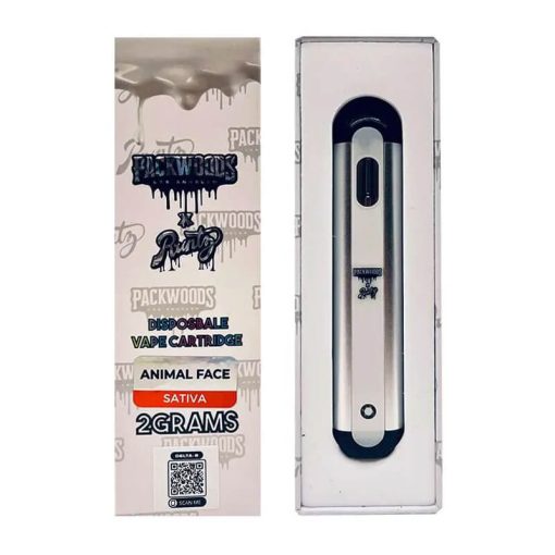 Packwoods-X-Runtz-2-gram-carts-Disposable-Vape-pen-bulk-wholesale-Animal-Face