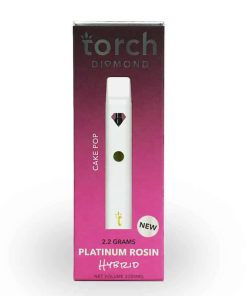Torch diamonds 2 gram disposable vape pen and packaging