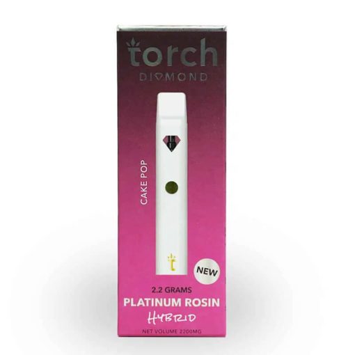 Torch diamonds 2 gram disposable vape pen and packaging