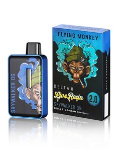 Flying-Monkey-D8-Live-Resin-Disposable-2g vape pen-Single-Skywalker-OG