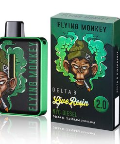 Flying-Monkey-Live-Resin-D8-Disposable-Vape-NYC-Diesel-2Gram