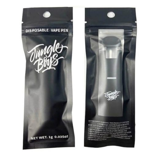 Jungle boy 1 gram disposable vape pen with Mylar package