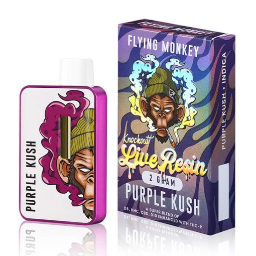 flying-monkey-2 gram disposable vape box Purple Kush bulk wholesale
