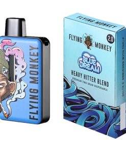 flying-monkey-2 gram disposable vape pen with package heavy hitter blend blue dream strains